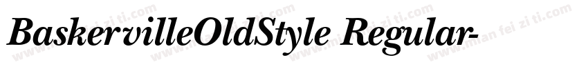 BaskervilleOldStyle Regular字体转换